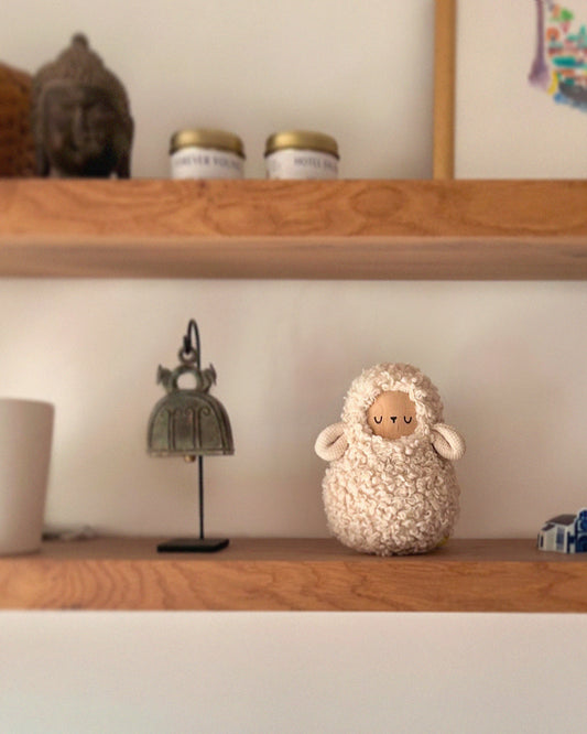 Wooden Roly-Poly Lamb Toy (Big)