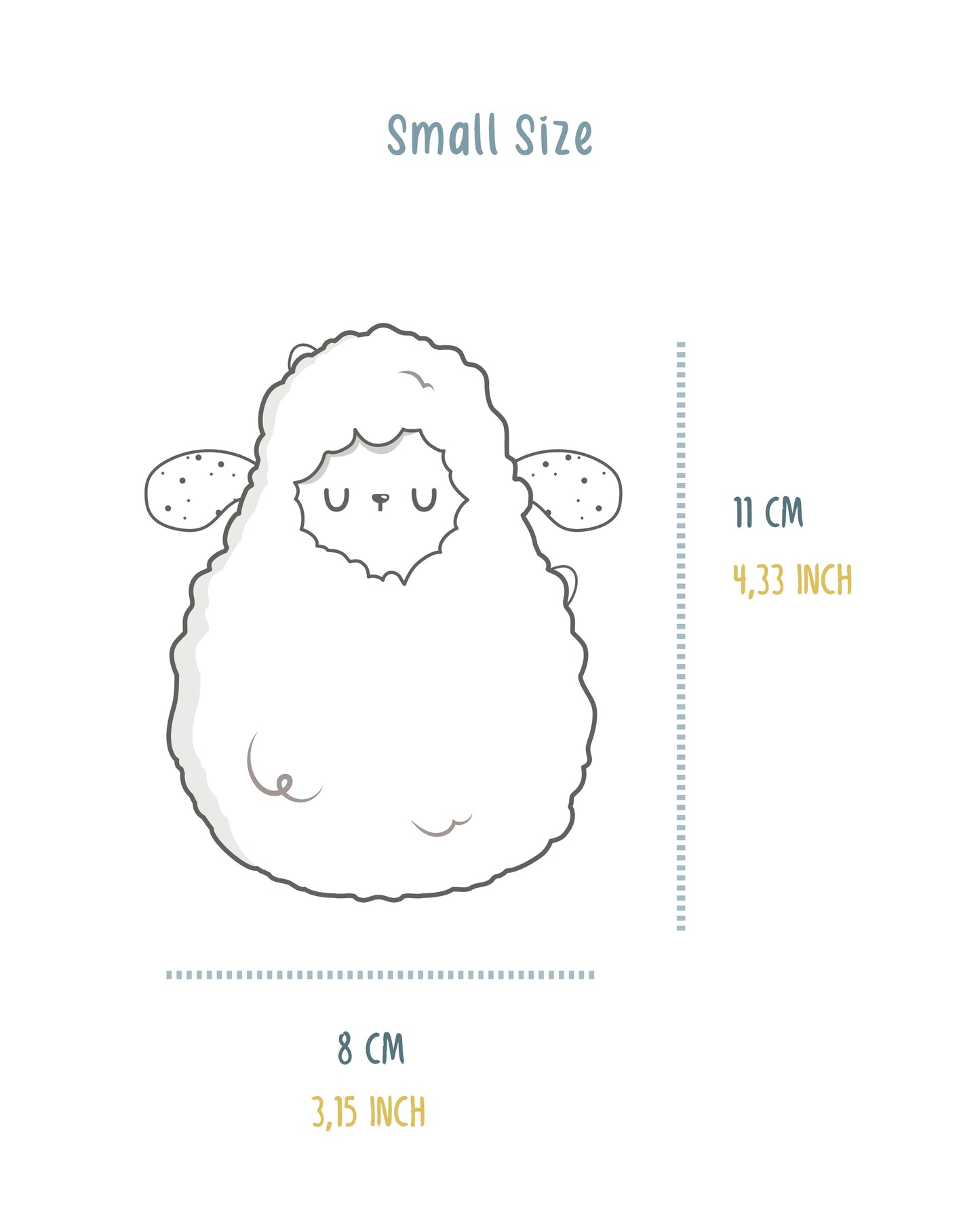 Wooden Roly-Poly Lamb Toy (Small)