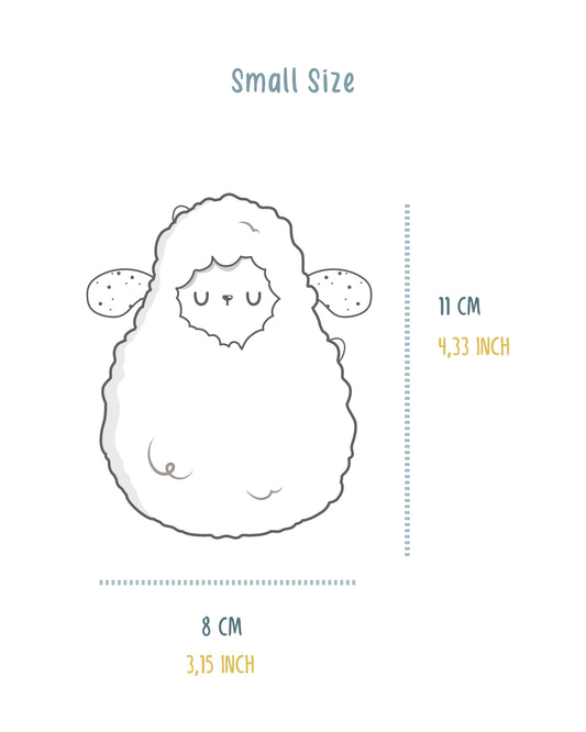 Wooden Roly-Poly Lamb Toy (Small)